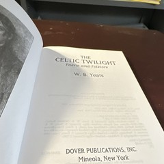 W. B. Yeats The Celtic Twilight: Faerie and Folklore Dover Paperback Unabridged