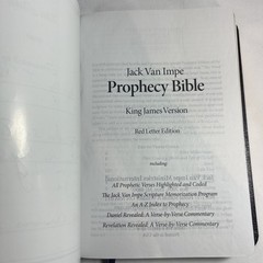 The Jack Van Impe Prophecy Bible New 3rd Edition – King James Version – NIB