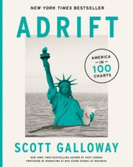 Adrift: America in 100 Charts – Hardcover By Galloway, Scott – GOOD
