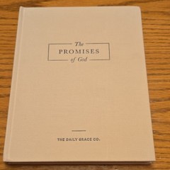 The Promises of God – Daily Grace Co. Hardcover 2017 Devotional Gift Book w/ Rib