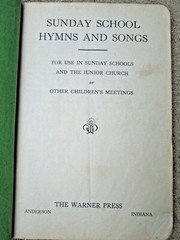 VTG 1931 Sunday School Hymns and Songs A Warner Press Publication Paperback