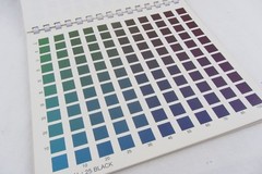 Book Color Selector Lithography Len Beach Associates, Cyan 60 pages 8″x9″ Color