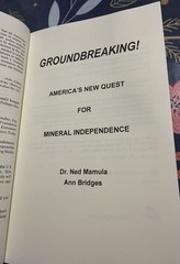 SIGNED!! Groundbreaking! .. by Dr. Ned Mamula, Geologist.. Paperback 2018.