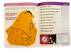 Alabama Roll Tide Activity Book Drawing Crosswords Family Fun 2012 36 Pages