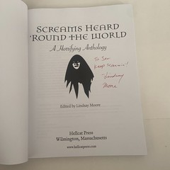 Screams Heard Round the World Paperback 2018 Lindsay Moore Signed Hellcat Press
