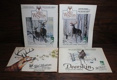 Lot of 4 Vintage 1980s Mid-Western Sport Togs Catalogs Berlin Deerskin Leather