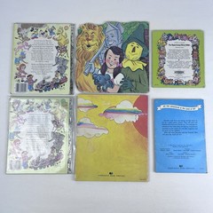 The Wizard of Oz Vintage Collectible Children’s Fiction Books Lot of 6 Disney US