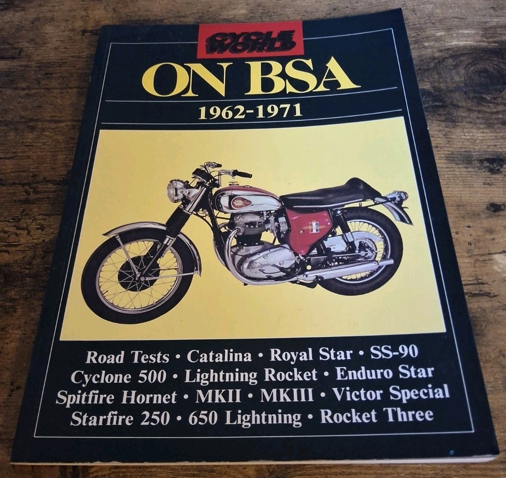 Cycle World On BSA 1962-1971 Book Road Tests Catalina Royal Star SS-90