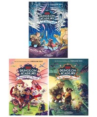 Dungeons & Dragons: Dungeon Academy Series by Madeleine Roux 3 Books – Ages 7-11