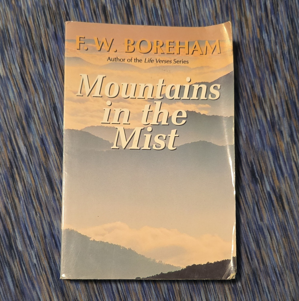 kregel publications mountains in the mist f. w. boreham trade pb 1995