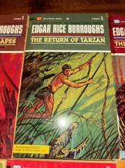 (8) EDGAR RICE BURROUGHS „TARZAN” 1963 2nd Pt PBs BALLANTINE 1-10 ( -#5,8) VG++