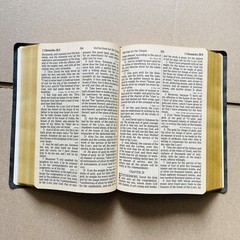 🔥1990, Nelson Regency Holy Bible King James Version Giant Print Red Letter