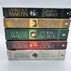 A Song of Ice and Fire (Game of Thrones) 1-5 Large Paperback Set