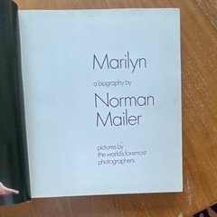 Norman Mailer First Edition Marilyn Illustrated Hardcover Grosset & Dunlap 1973