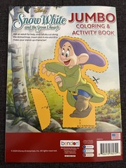 Snow White Jumbo Coloring & Activity Book Puzzles Games Disney Bonus Character