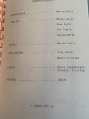 Vintage Social Club Community Cookbook 1974 Edition with 228 Pages