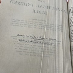 Holy Bible New Analytical Indexed Edition Dickson 1931 King James Vtg Leather