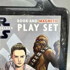 Star Wars: The Rise Of Skywalker Book and Magnetic Play Set New Sealed
