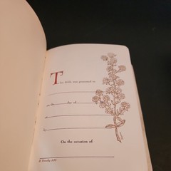 HOLY BIBLE Concordance Holman Genuine white Morocco Leather 1949 edition.