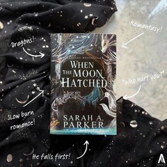 When the Moon Hatched SIGNED by Sarah A. Parker (2024, Trade Paperback)