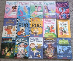 Nice Lot of 15 Chapter Books Girls Boys paperback Grades 2nd-3rd EUC Ages 6-9