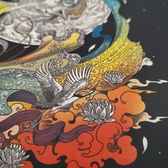 Mythic World Artist Coloring Book by Kerby Rosanes Paperback