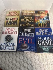 First Ed Print Baldacci 6 Hardback Lot Memory Man Hour Game Evil Good Deed King