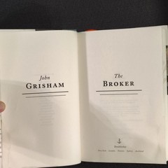 The Broker: A Novel – Hardcover By Grisham, John – Large Print VG