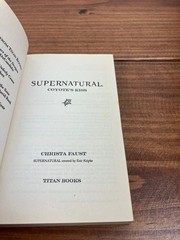 Supernatural: Coyote’s Kiss by Christa Faust 2011 Titan Books – TV Show