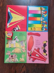 VTG Lot of 4 Sticker Fun Color & Activity Books 1978 Prestige Books Inc cartoons