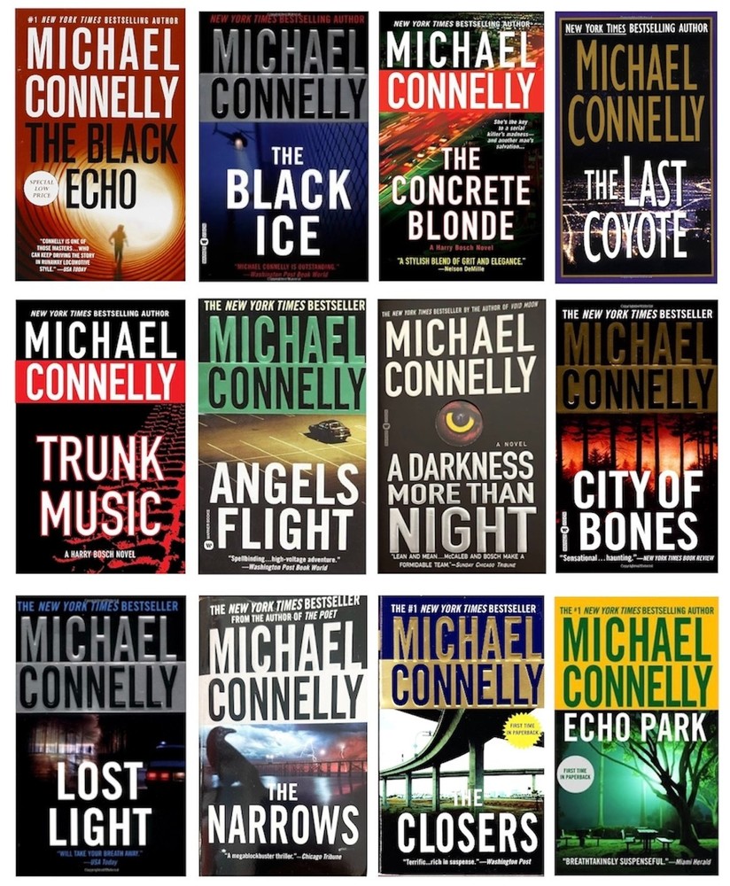 Harry Bosch Series Books 1-12 Michael Connelly Starter Collection Set Paperback