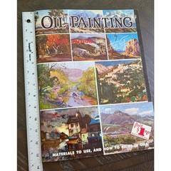 Vintage 1965 Walter Foster Oil Painting Book No 4 New Edition Art Instruction