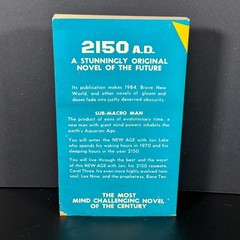 Vintage 1971 Original Edition 2150 A.D. by Thea Alexander Paperback Future Novel