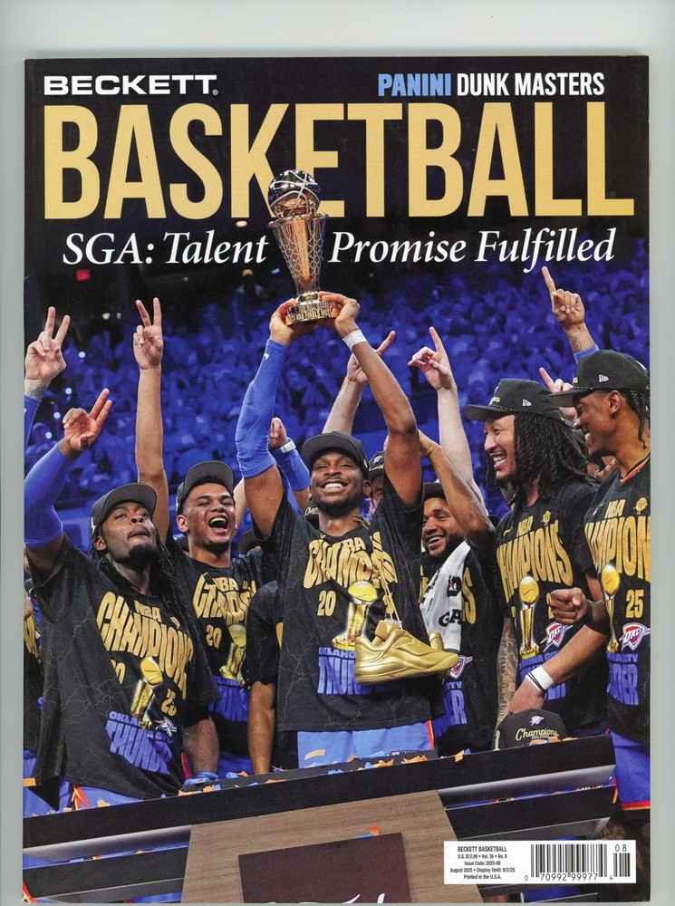 BECKETT BASKETBALL Magazine August 2025 SGA TALENT – PROMISE FULFILLED