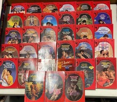 Lot of 33 Silhouette Desire Romance Novels Paperback Books 1980 Various Authors