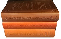 ❤️COMMON SENSE FEDERALIST PAPERS CONSTITUTION 3 SET Faux Leather Collectable NEW