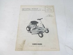 Yard Man 3710-0 25 in. Riding Mower Operator’s Manual and Parts List