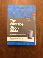 Wiersbe Study Bible – NKJV Black Leathersoft/Comfort Print New! Free Shipping