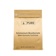 Pure Original Ingredients Ammonium Bicarbonate (2lb) Baker’s Ammonia, Traditiona