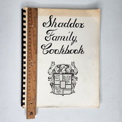 1983 Shaddox Family Cookbook Recipes Collection 8.5 x 11in Spiral Typed Heritage
