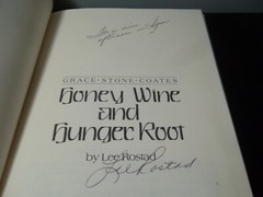 GRACE STONE COATES – Honey Wine and Hunger Root – Lee Rostad *SIGNED*