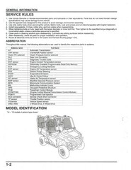 HONDA Pioneer 700 Service Manual 2014-2024 – BOUND – COVERS – XL FOLDOUT PAGES