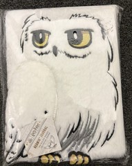 Harry Potter Hedwig Owl Fuzzy Plush Journal w/ Pen, 184 Ruled Pages