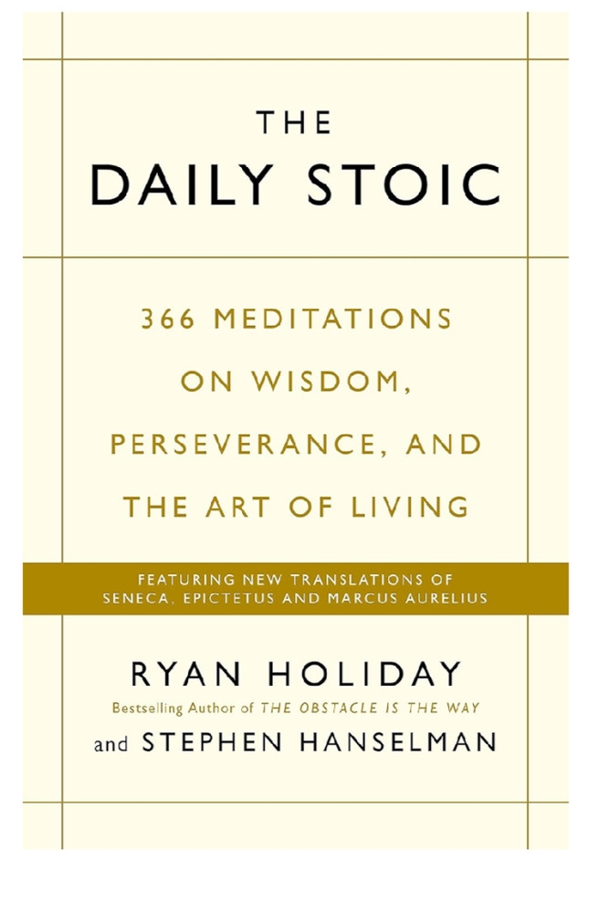 THE DAILY STOIC By Ryan Holiday Paperback Brand New USA ITEM