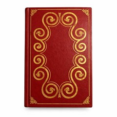Doctor Zhivago Decorative Hardcover Red Gilt Book Dark Academia Library Decor
