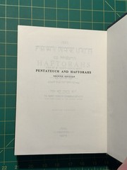 The Pentateuch and Haftorahs (Hebrew/Englsih) by J.H. Hertz 2nd edition