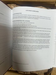 Maintenance Log Book Hardbound 120 Pages Industrial Equipment Record Journal