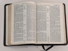 Cambridge Cameo Holy Bible KJV French Morocco Leather India Paper Vintage 1972