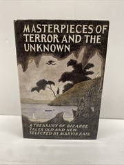 Masterpieces of Terror and the Unknown by Marvin Kaye 1993 Hardcover Dust Jacket