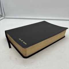 1999 Zondervan NASB STUDY BIBLE Black Bonded Leather D Red Letter USA